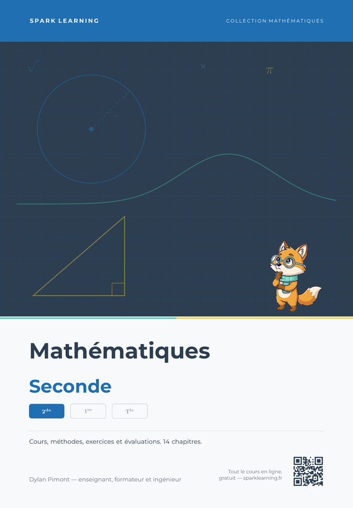 Couverture — Mathématiques Seconde, édition élève
