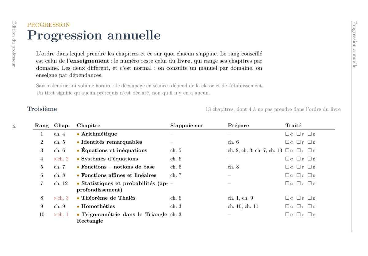 Mathématiques Troisième - Édition professeur — page d’aperçu 5