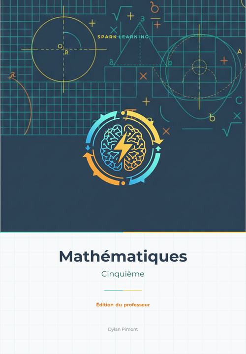 Couverture - Mathématiques Cinquième, édition professeur