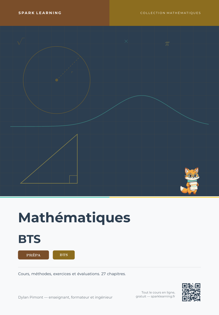 Couverture — Mathématiques BTS, édition élève
