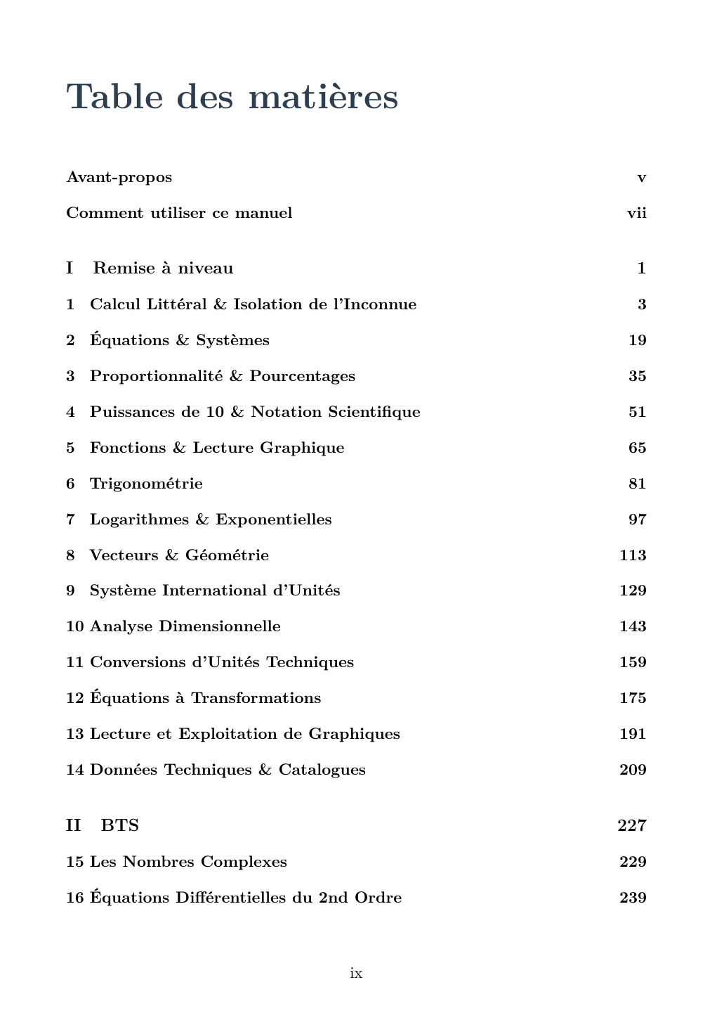Mathématiques BTS - Édition professeur — page d’aperçu 1