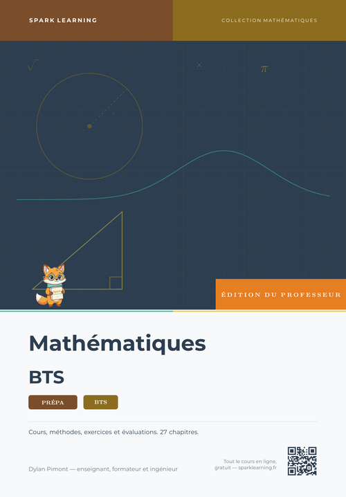 Couverture — Mathématiques BTS, édition professeur