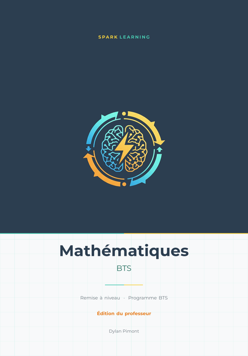 Couverture - Mathématiques BTS, édition professeur