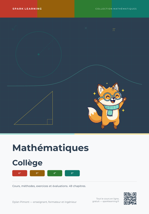 Couverture — Mathématiques Collège, édition élève