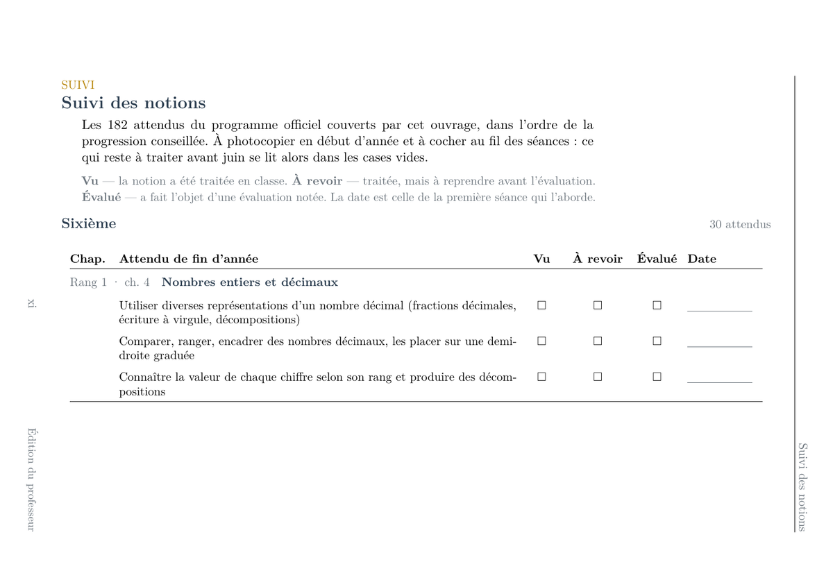 Mathématiques Collège (6e-3e) - Édition professeur — page d’aperçu 9