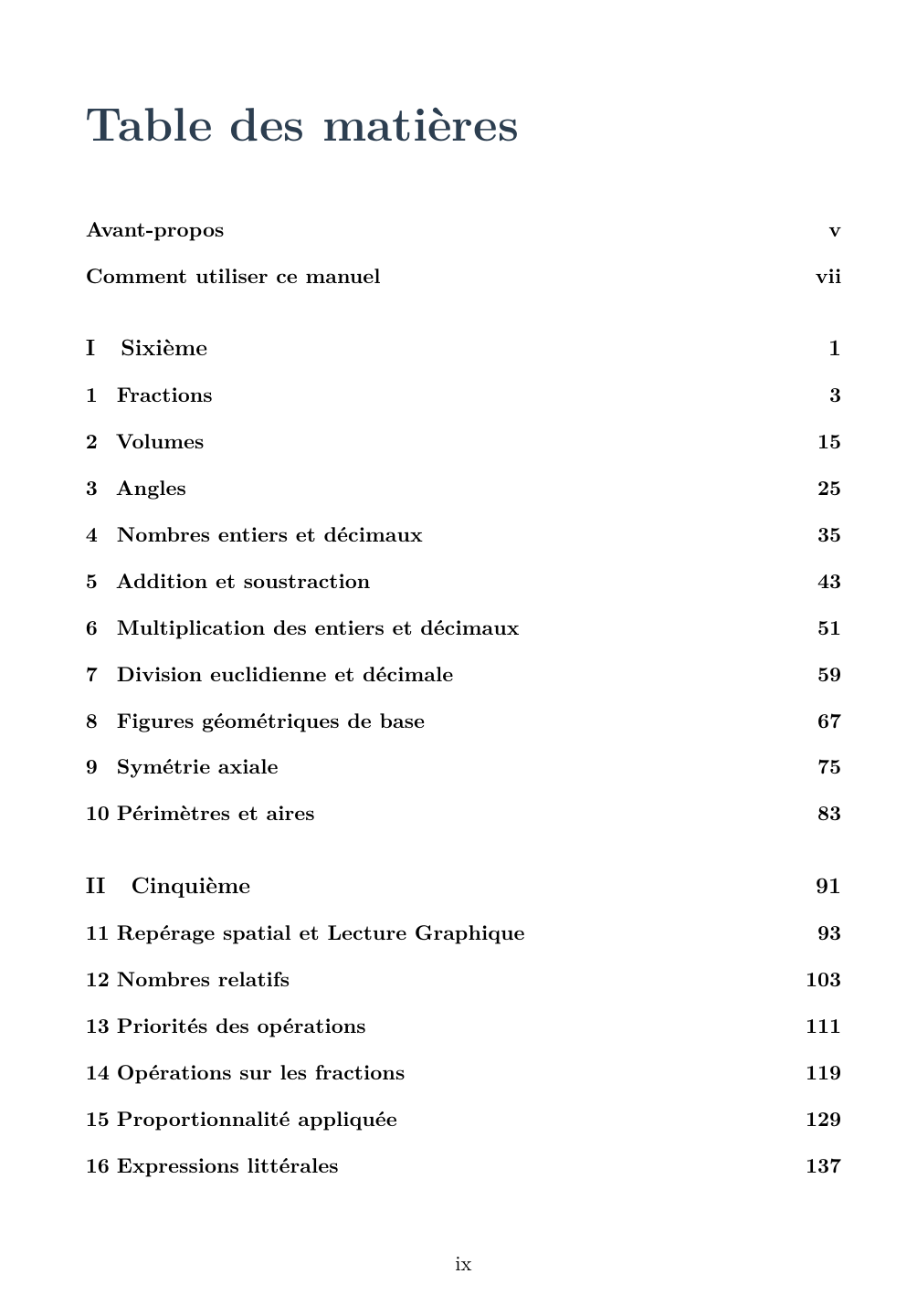 Mathématiques Collège (6e-3e) - Édition professeur — page d’aperçu 1