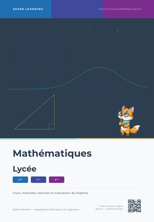 Couverture — Mathématiques Lycée, édition élève