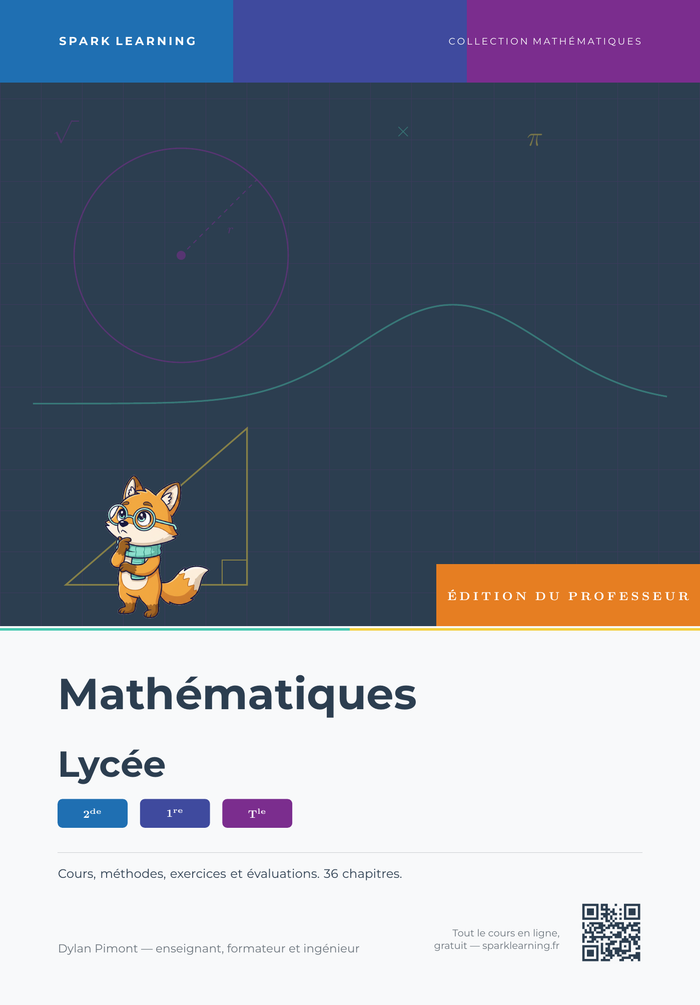 Couverture — Mathématiques Lycée, édition professeur