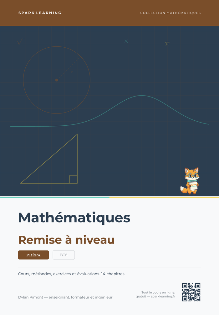 Couverture — Mathématiques Remise à niveau, édition élève