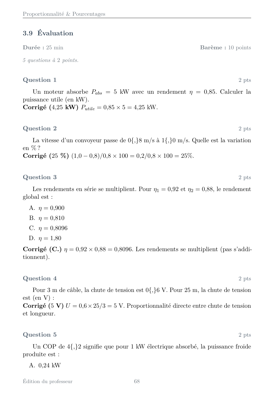 Mathématiques Remise à niveau - Édition professeur — page d’aperçu 9