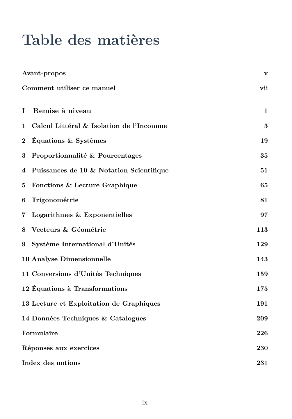 Mathématiques Remise à niveau - Édition professeur — page d’aperçu 1