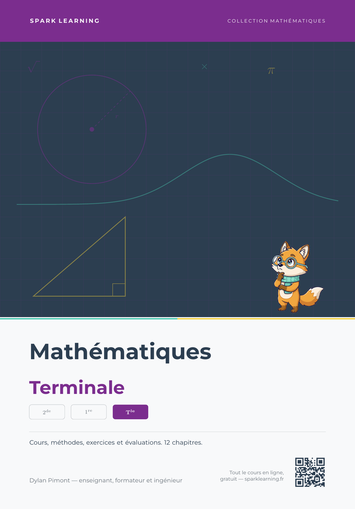 Couverture — Mathématiques Terminale, édition élève