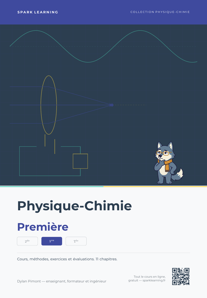 Couverture — Physique-Chimie Première, édition élève
