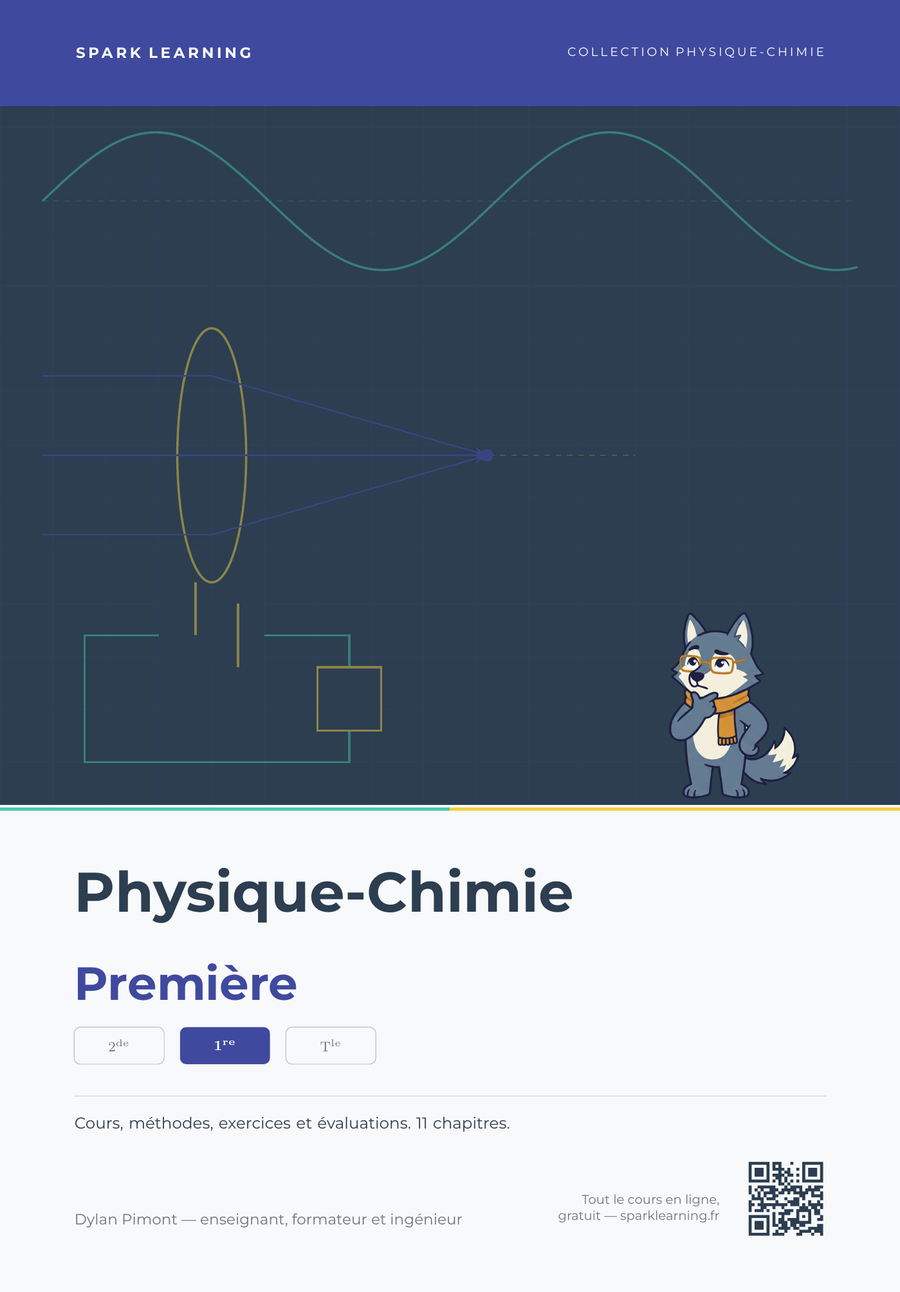 Couverture — Physique-Chimie Première, édition élève