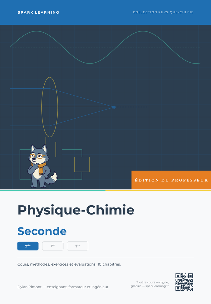 Couverture — Physique-Chimie Seconde, édition professeur