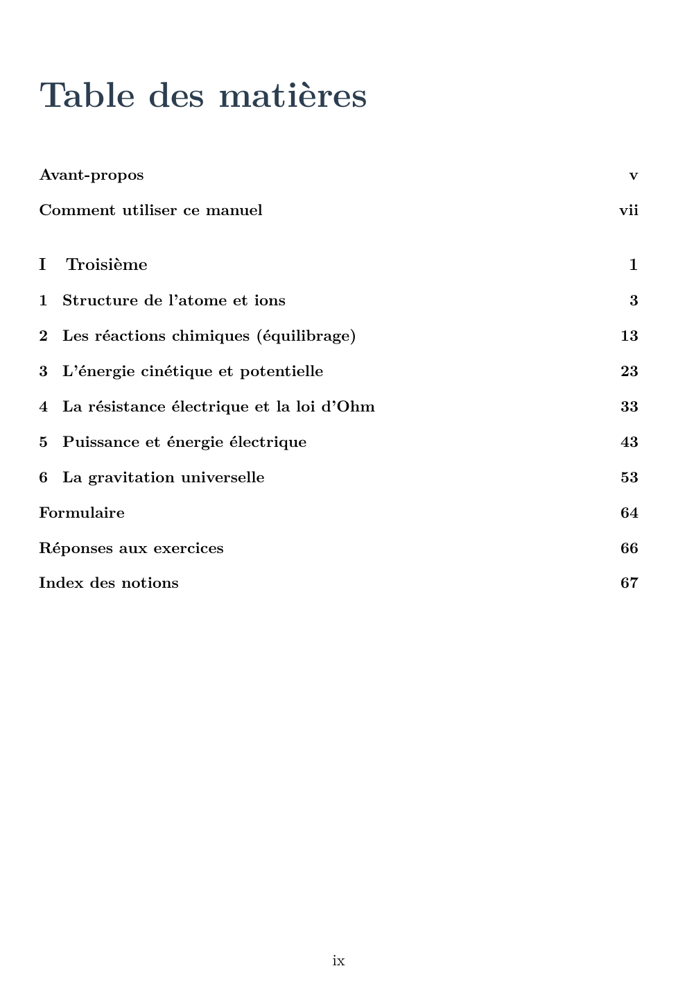 Physique-Chimie Troisième - Édition professeur — page d’aperçu 1