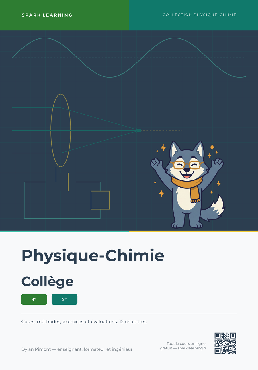 Couverture — Physique-Chimie Collège, édition élève