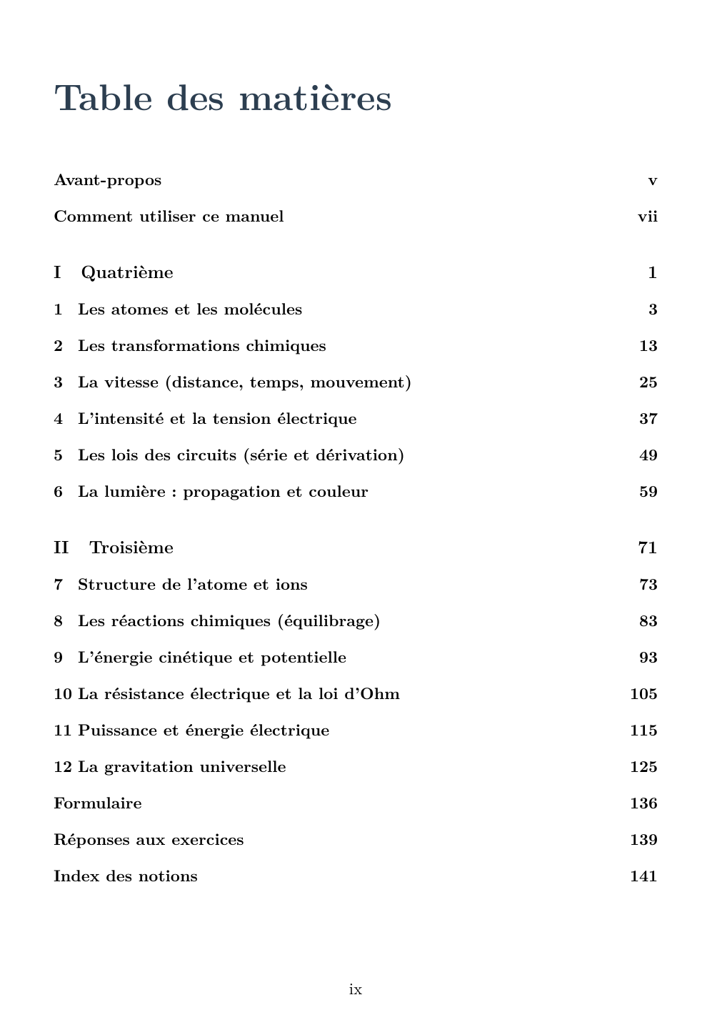 Physique-Chimie Collège (4e-3e) - Édition professeur — page d’aperçu 1