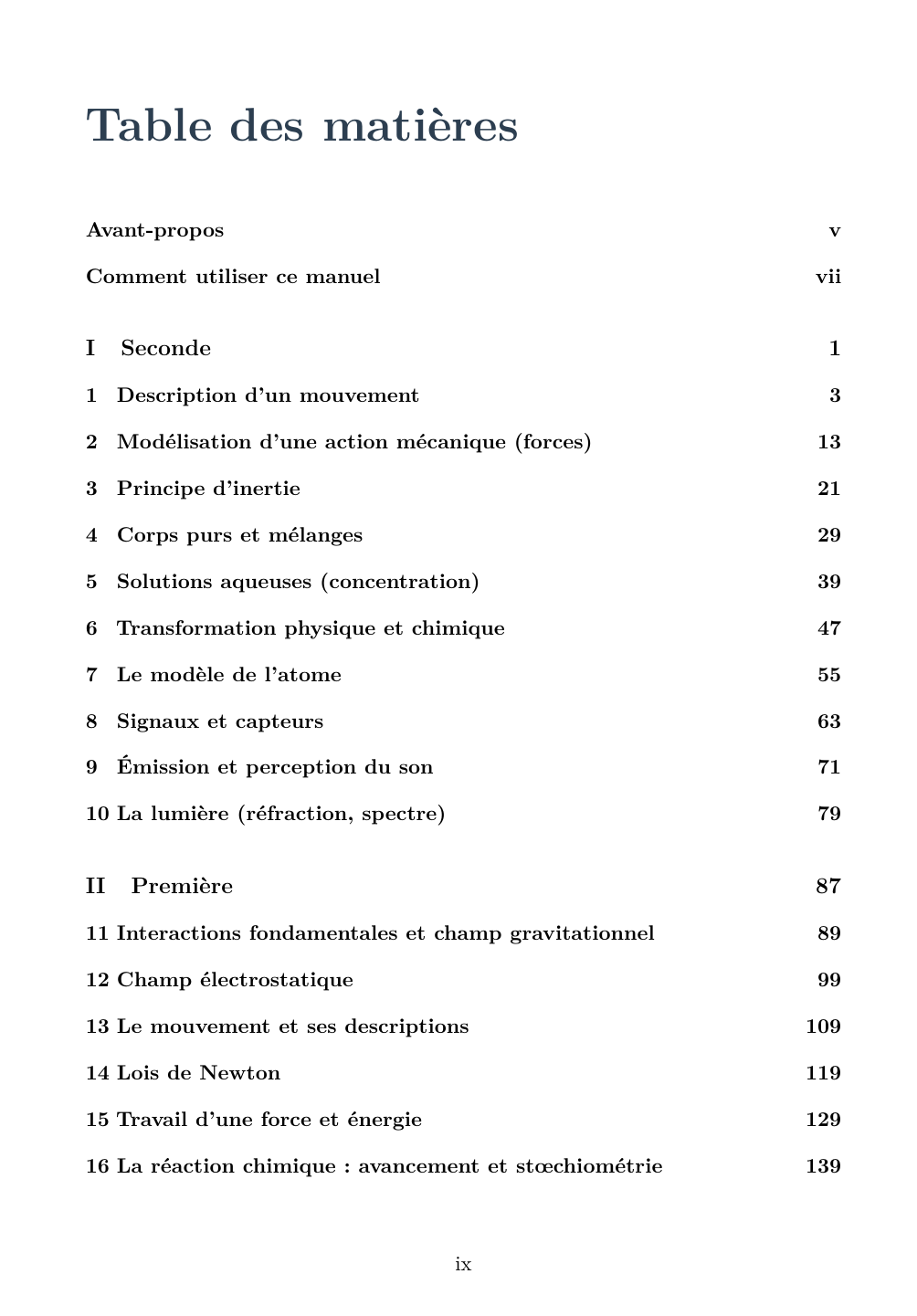 Physique-Chimie Lycée (2nde-Tle) - Édition élève — page d’aperçu 1