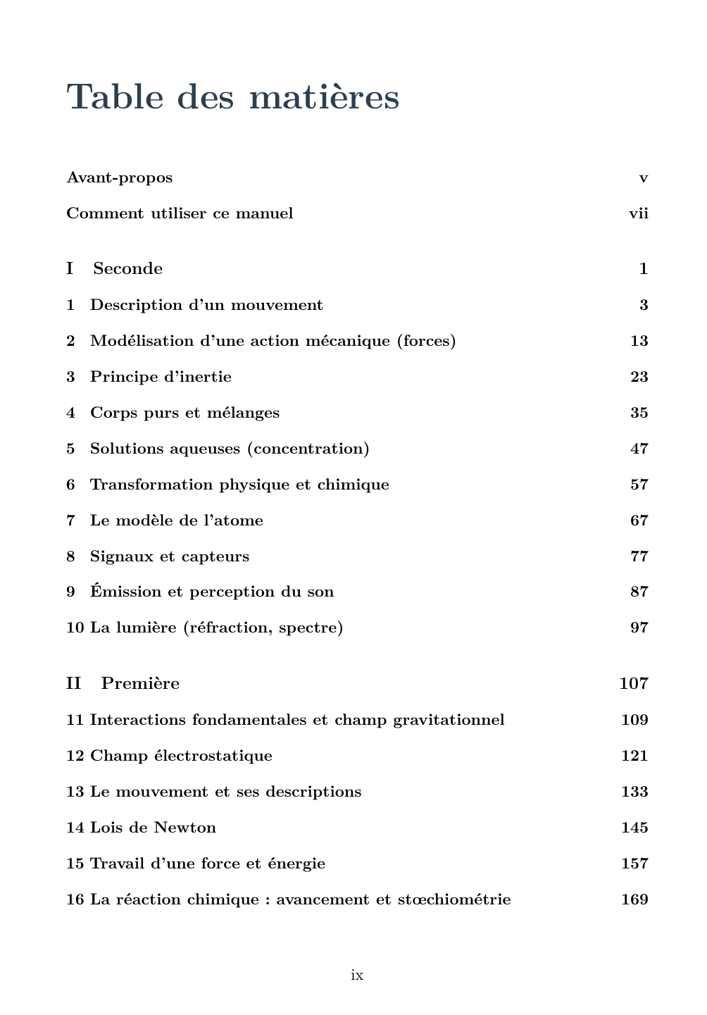 Physique-Chimie Lycée (2nde-Tle) - Édition professeur — page d’aperçu 1