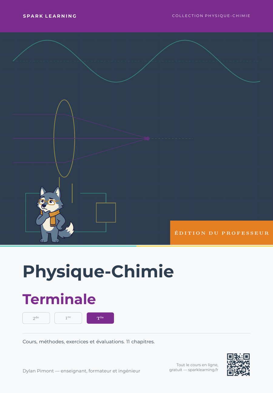 Couverture — Physique-Chimie Terminale, édition professeur